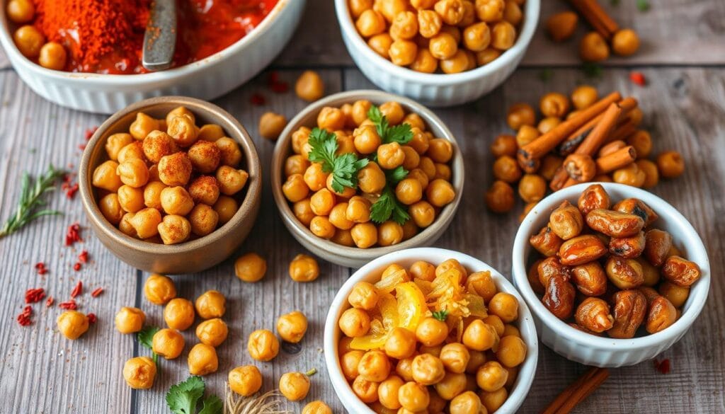 Air Fryer Chickpea Flavor Variations