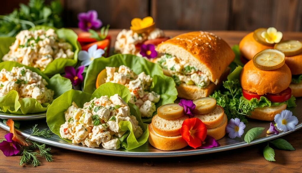 Chicken Salad Presentation Styles