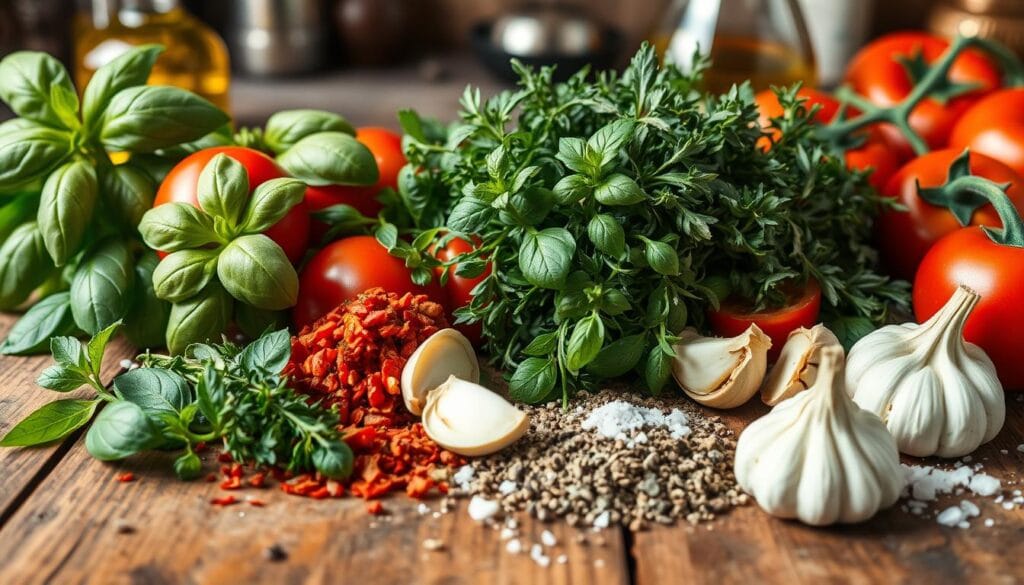 Italian Herbs and Seasonings for Marinara