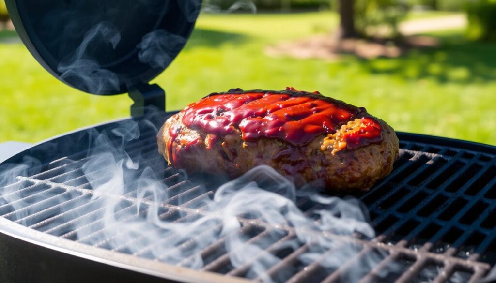 Meatloaf on Pellet Grill Cooking Process