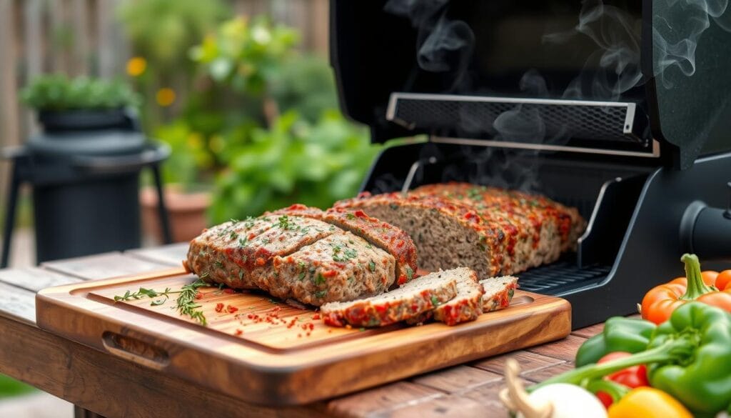 Pellet Grill Meatloaf Preparation