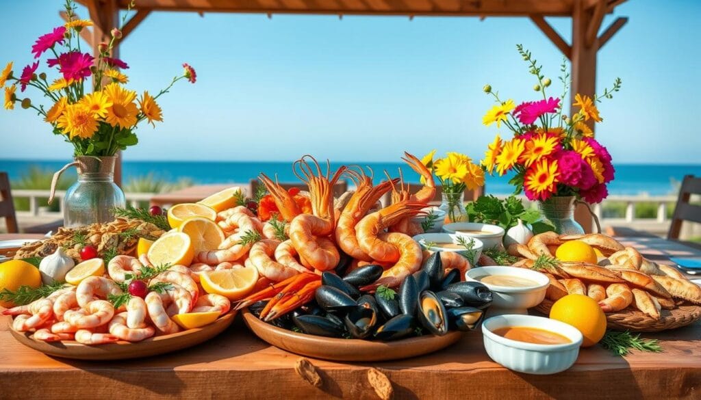 Seafood Feast Presentation