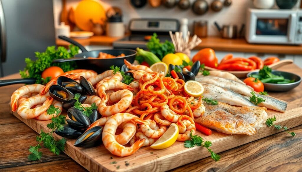 Seafood Mix Reheating Guide