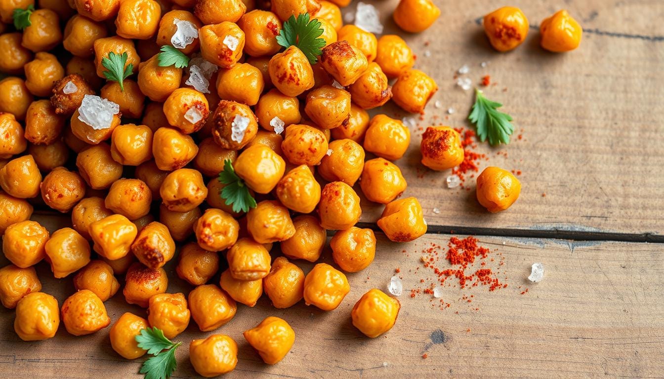 air fryer chickpea snack