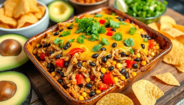 ground turkey taco casserole