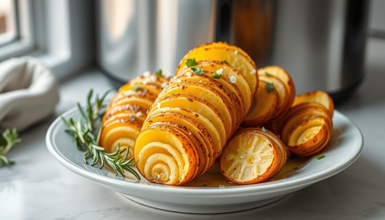 hasselback potatoes air fryer