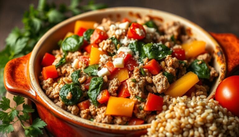 Ground Turkey Taco Casserole