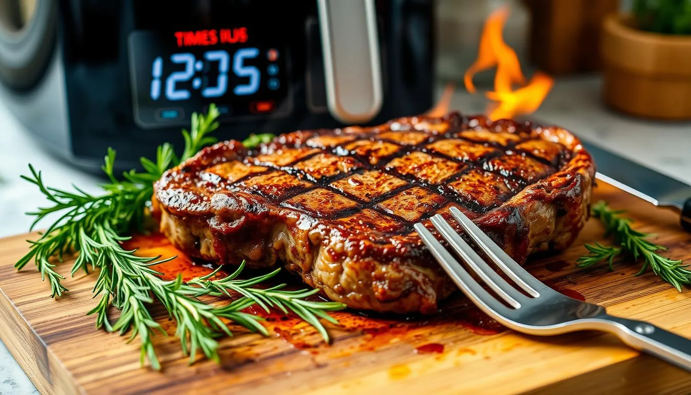 how long to cook steak in air fryer