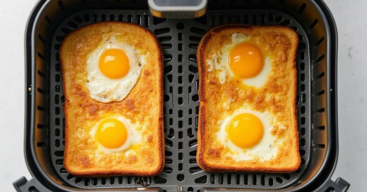 Air Fryer Egg Toast