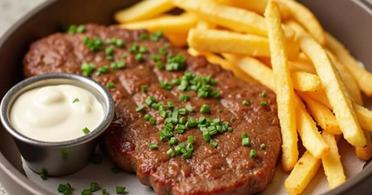 Air fryer Steak & Chips