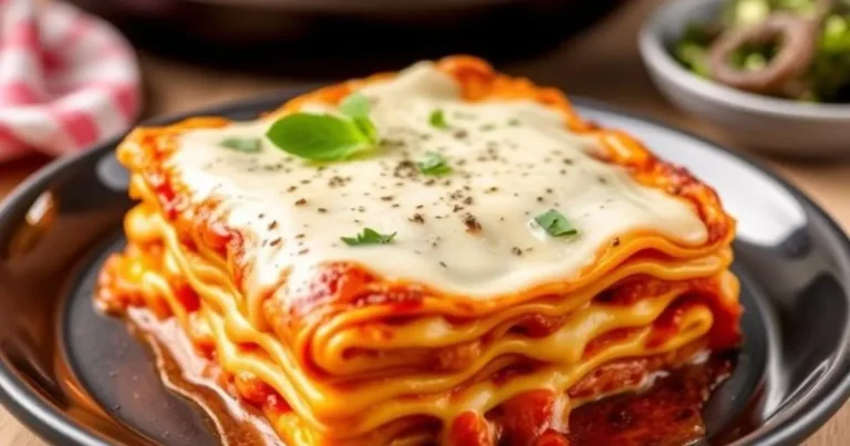 Air Fryer Lasagne