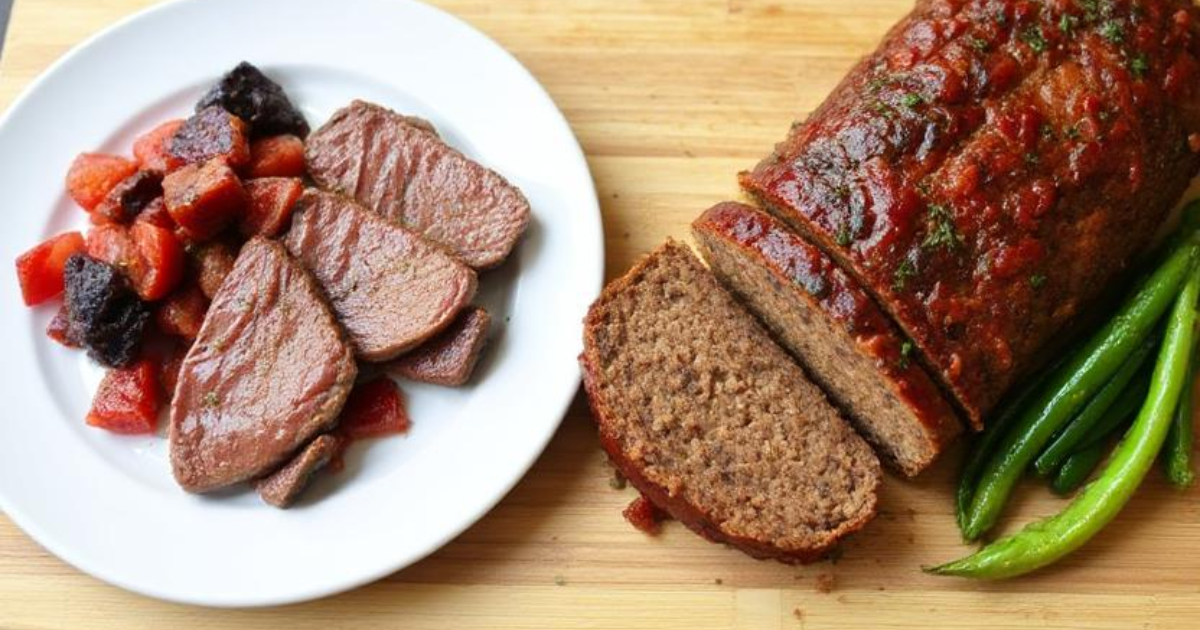 Ground Beef and Sausage Meatloaf