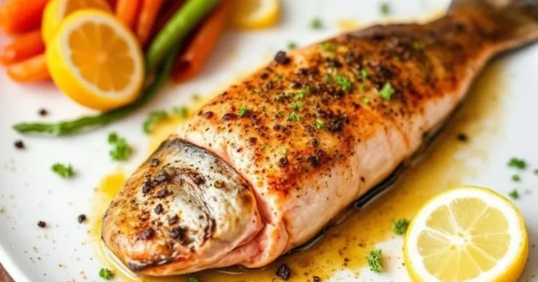 Baked Coho Salmon