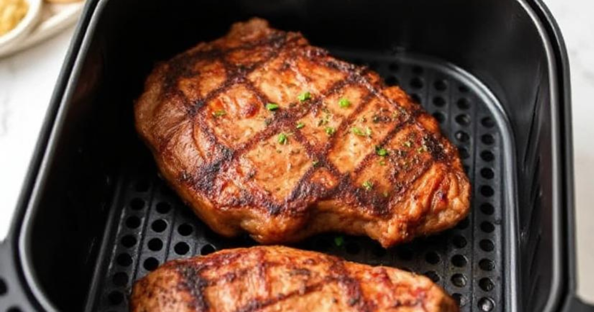 The BEST Way to COOK steak in an air fryer